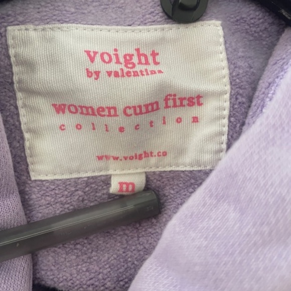 Voight by Valentina Women Cum First Cropped Hoodie - Picture 4 of 8